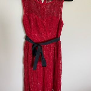 Red Lace dress